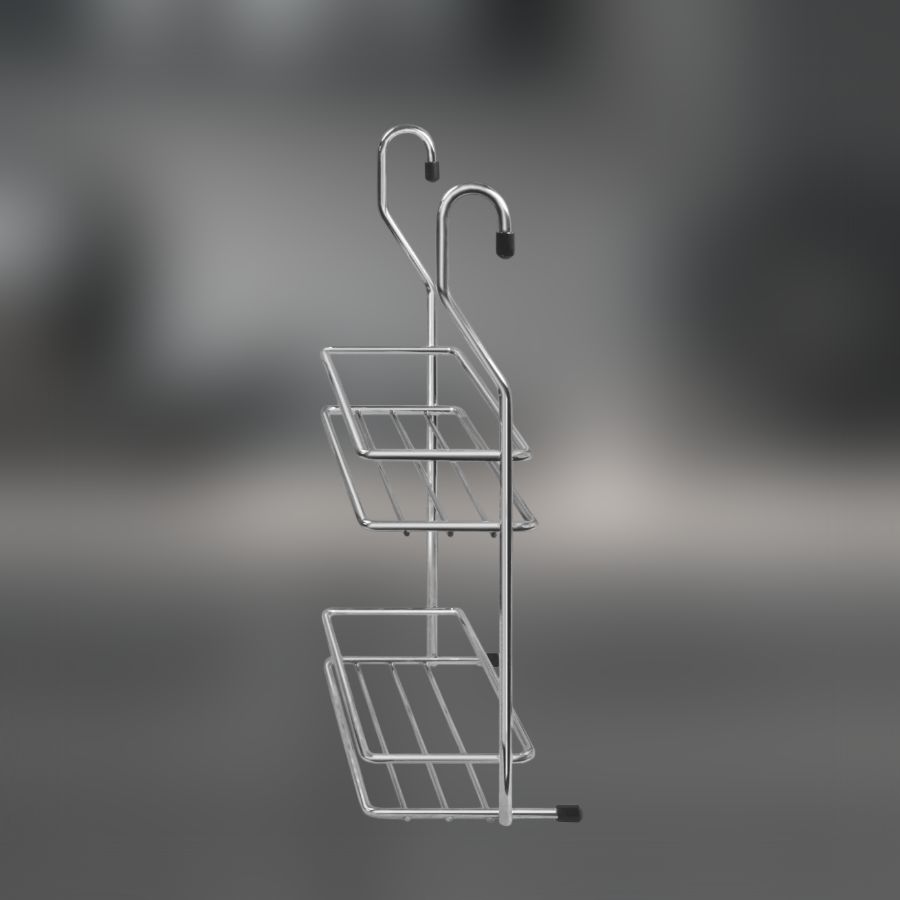 фото Полка двойная CWJ216B-3 ALBA 280x180x410 мм хром