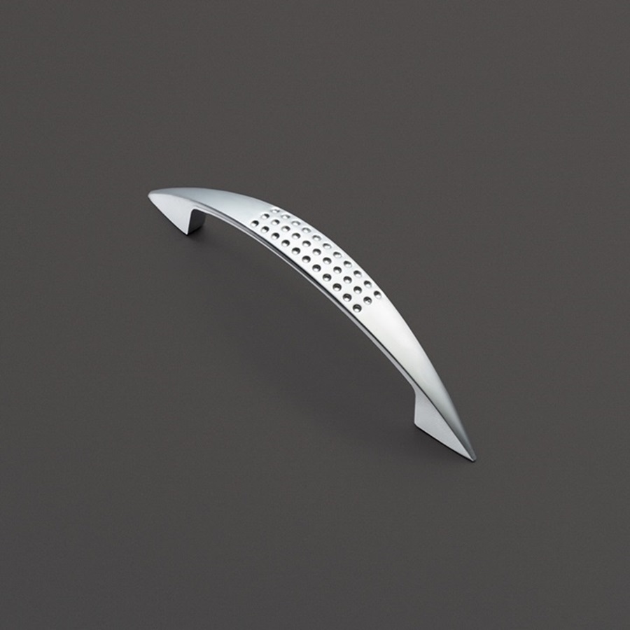 фото Ручка-скоба АЛЬТАИР, 96 мм, хром матовый