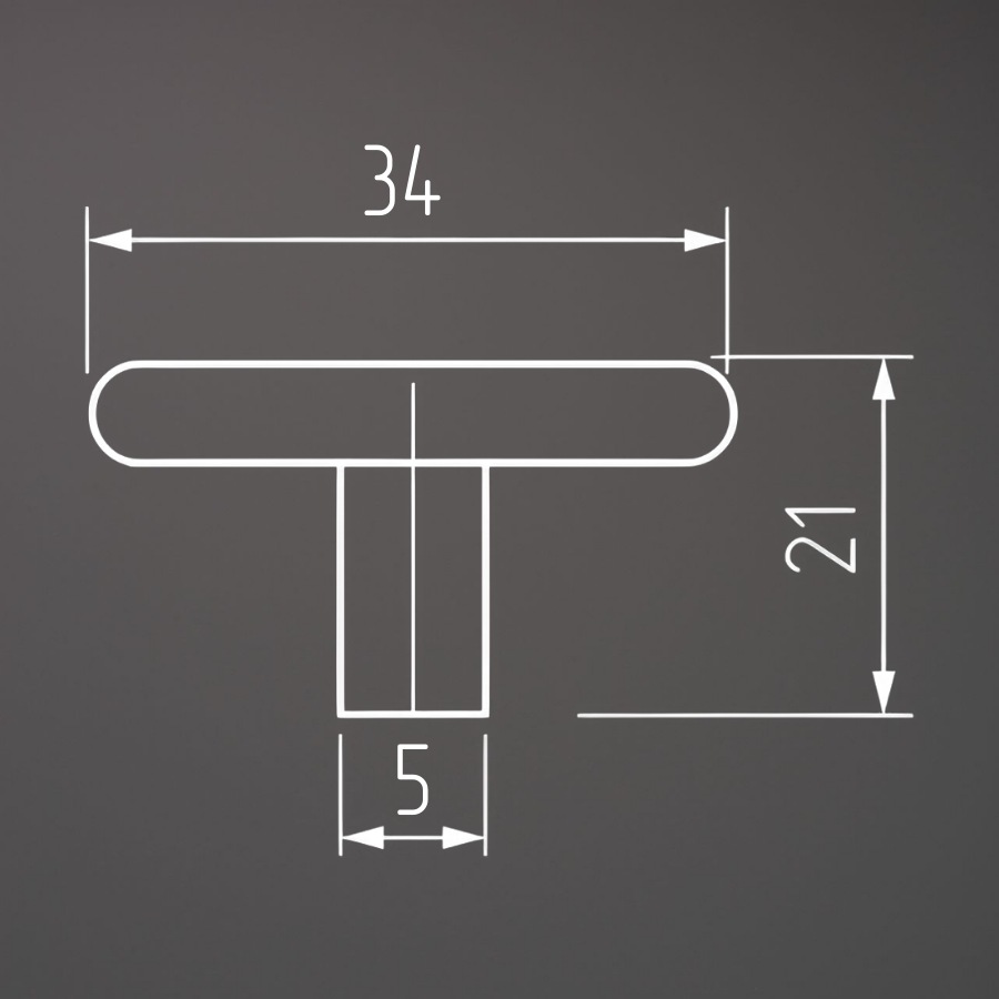 фото Ручка-кнопка ВЕНЕРА, серебро античное