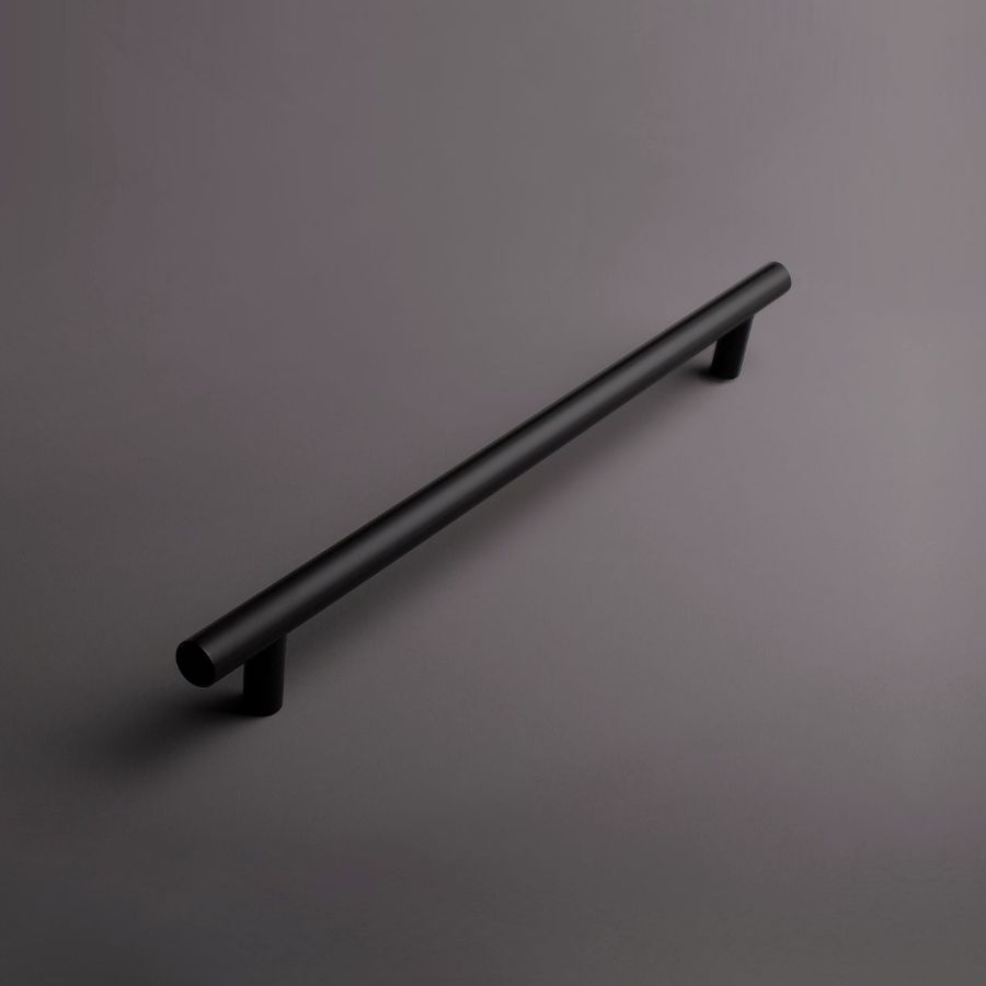 фото Ручка-рейлинг D=12 224/274, черный матовый