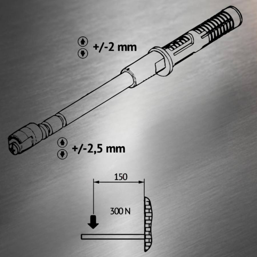 фото Менсолодержатель 3D регулировка скрытого типа MN101 145mm/70mm