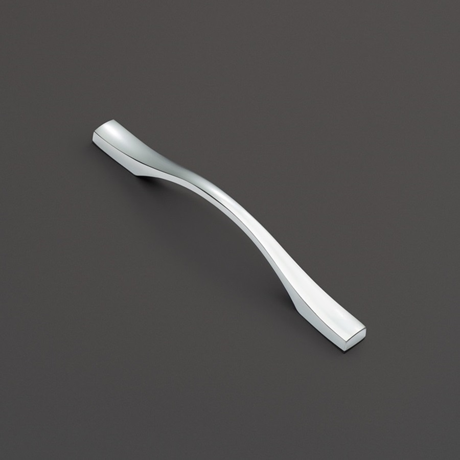 фото Ручка-скоба КАССИО, 128 мм, хром глянцевый