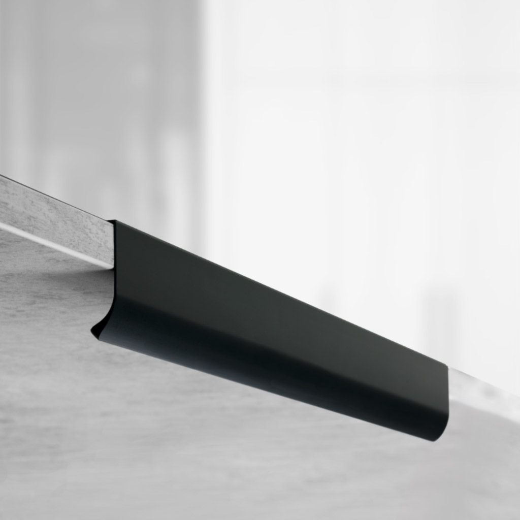 фото Ручка-скоба ТИТАН, 320/400 мм, черный матовый