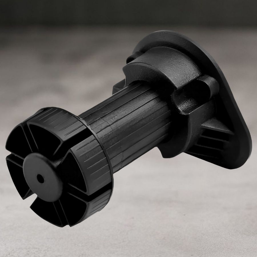 фото Опора кухонная 95-125мм, разборная, черная (без винта и клипсы)