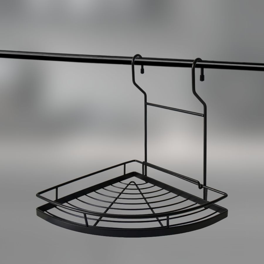 фото Полка угловая К2CWJ201-3 ALBA 220х250х270мм Черный матовый
