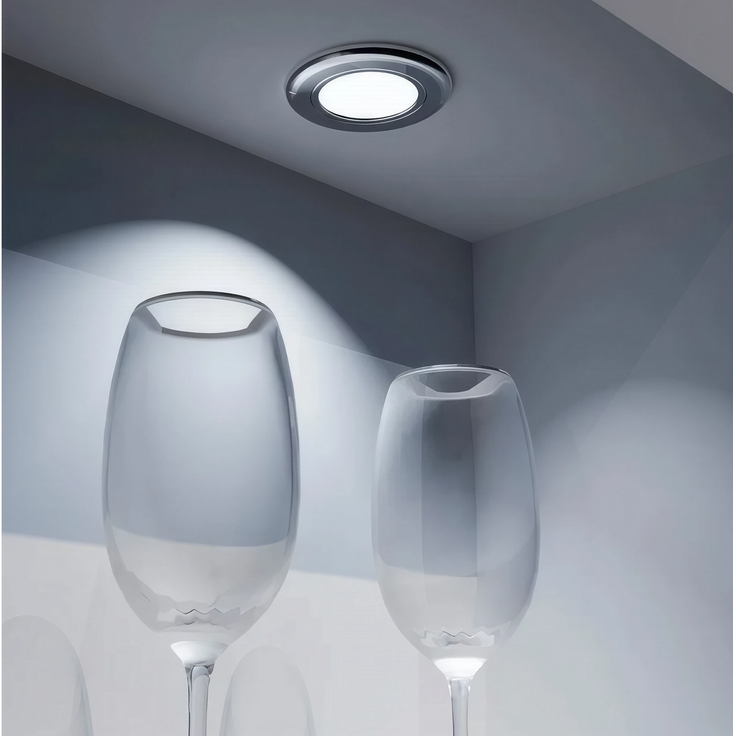 Светильник мебельный врезной светодиодный 220V